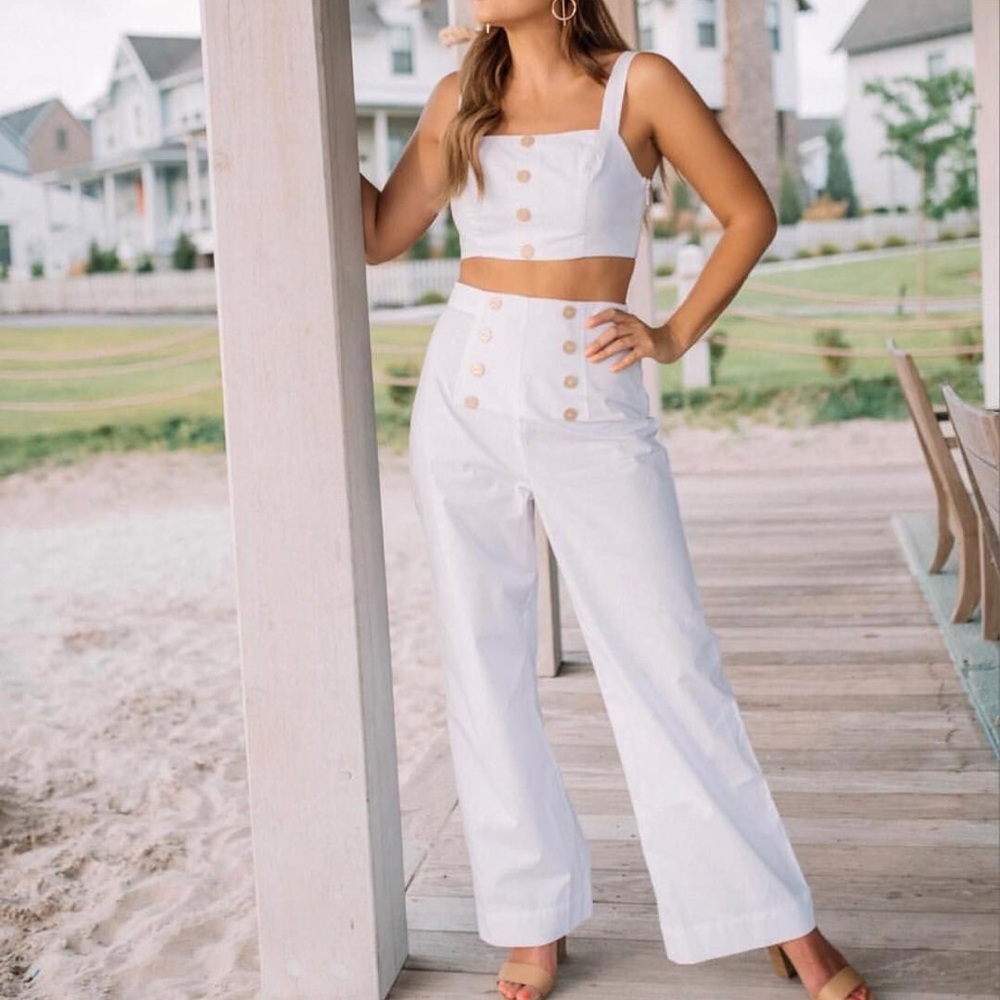 Show Me Your MuMu Women’s Stacie Sailor Pants L - Picture 2 of 9